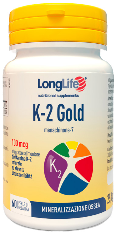 LONGLIFE K-2 GOLD 60 PERLE - FARMACIA33