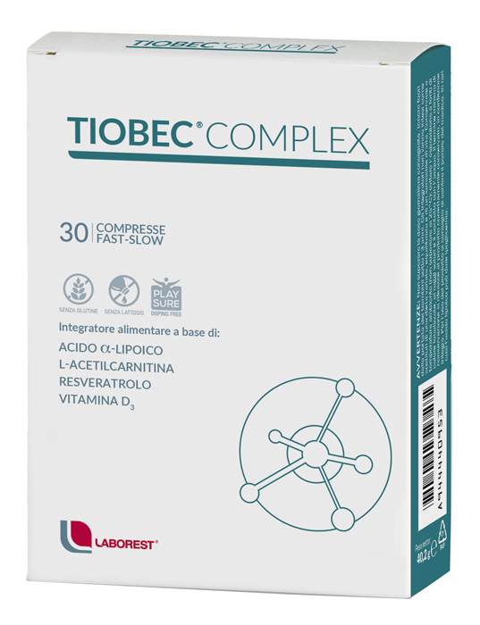 TIOBEC COMPLEX 30 COMPRESSE FAST SLOW - FARMACIA33
