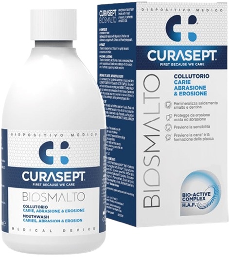 CURASEPT BIOSMALTO COLLUTORIO CARIE ABRASIONE&EROSIONE 300 ML - FARMACIA33