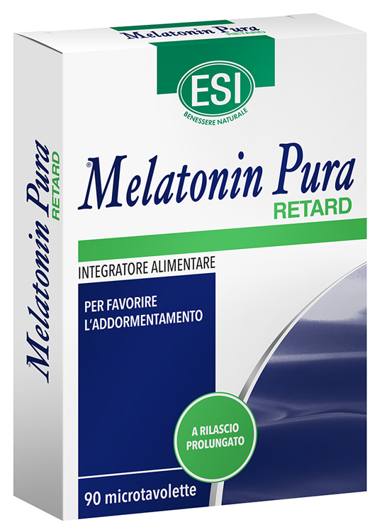 ESI MELATONIN PURA RETARD 90 MICROTAVOLETTE - FARMACIA33