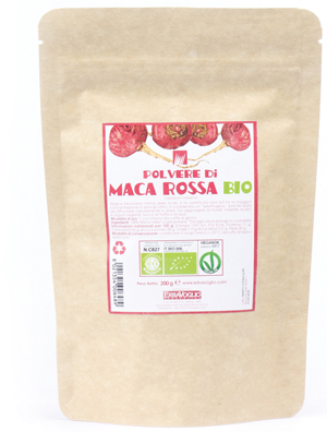 MACA ROSSA POLVERE BIO 200 G - FARMACIA33