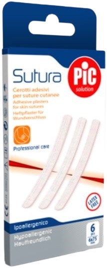 CEROTTO PER SUTURA PIC SOLUTION 12X100 MM 6 PEZZI - FARMACIA33