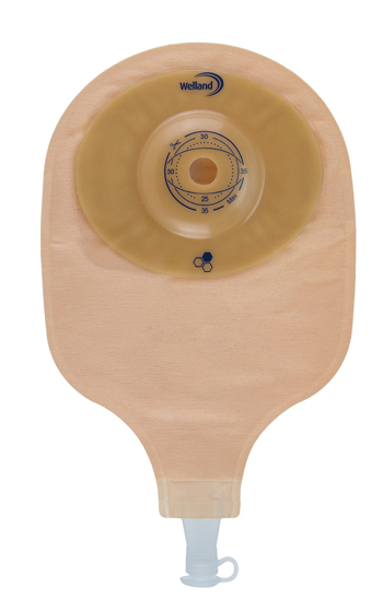 SACCA PER UROSTOMIA TRASPARENTE RITAGLIABILE AURUM PROFILE URO MIDI DIAMETRO 13-25 MM INIZIO CONVESSITA' 25 MM 10 PEZZI - FARMACIA33