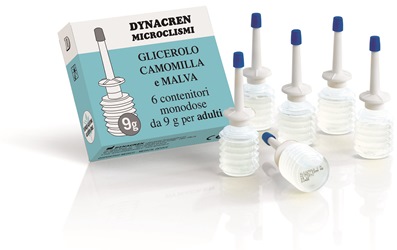 DYNACREN MICROCLISMI CAMOMILLA E MALVA 6 PEZZI DA 9 G PER ADULTI - FARMACIA33