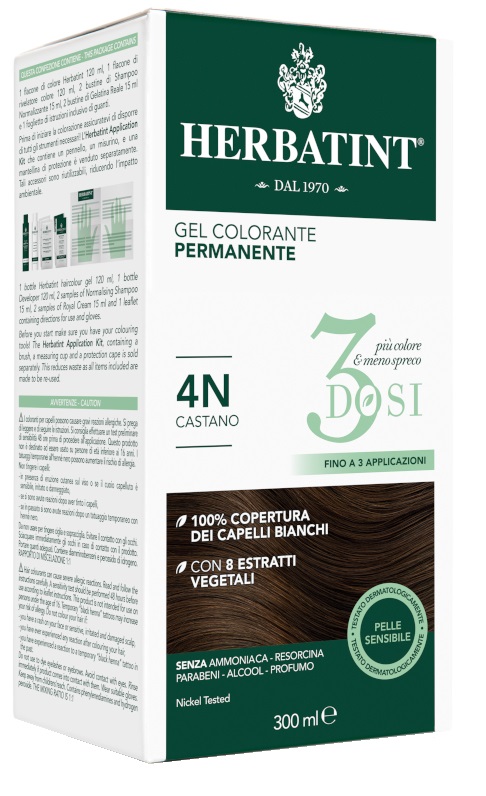 HERBATINT 3DOSI 4N 300 ML - FARMACIA33