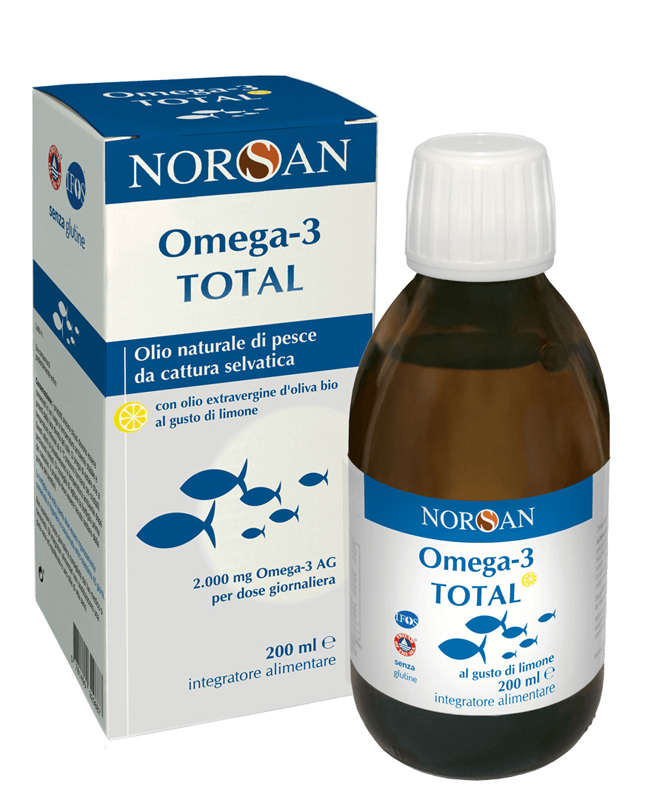 NORSAN OMEGA 3 TOTAL 200 ML GUSTO LIMONE - FARMACIA33
